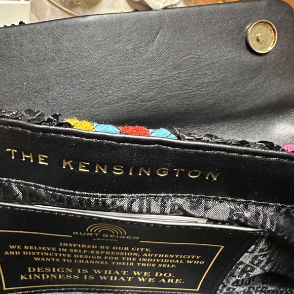 NWOT Kurt Geiger Kensington sequin shoulder crossbody handbag GORGEOUS! - Picture 7 of 11